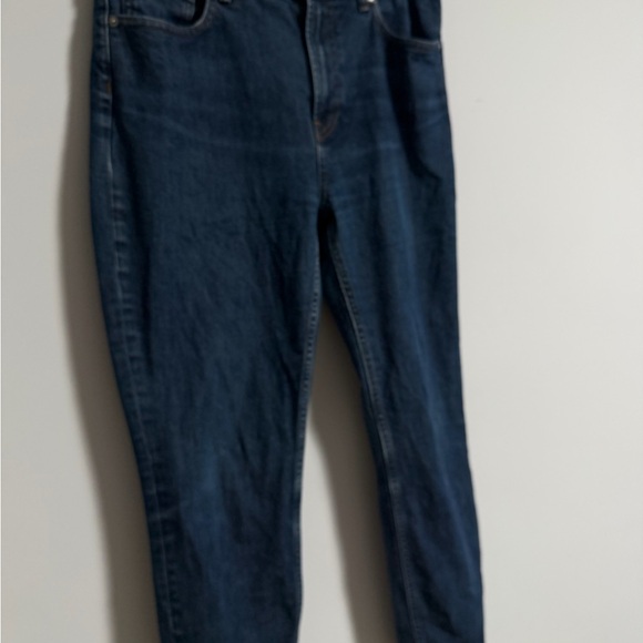 Everlane Women's Straight Leg Slightly Distressed Ankle Jeans in Dark Blue 31 - Picture 15 of 15